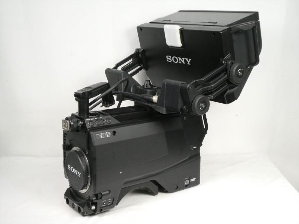 A preowned Sony UHC-8300 8K 1.25-type 3CMOS Studio Camera System is sitting on top of a white background.